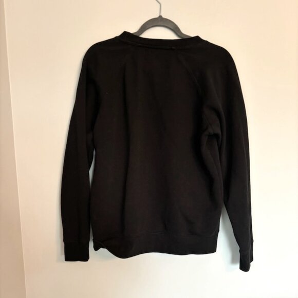 Brunette the label M/L Black Sweater "No Champagne. No Gain" - Picture 5 of 5